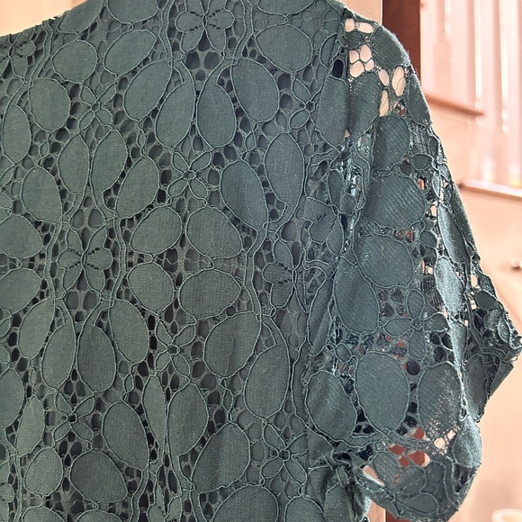 NWT LOFT Outlet dark green dress, size 4 - Picture 5 of 7